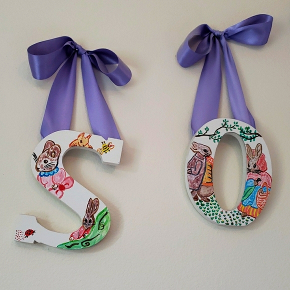 Hand painted letters. - Picture 4 of 5